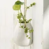 US Home Home Garden Balcony Ceramic Hanging Flanter Flower Pot Vase с шпагатом Little Bottle Home Decor279q