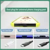 For Apple Android Type C IOS Micro USB Phone Anti-lost Dustproof Plug Charging Port Integrated Silicone Dustproof Cover