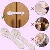 20pcs/Lot Drawer Door Cabinet Cupboard Toilet Safety Locks Baby Kids Safety Care Plastic Locks Straps Infant Baby Protection