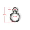 1xalloy Oye girevole Eye D-ring gancello gancio gancio molla molla o anello con chiusura con fibbia con fibbia con fibbia con fibbia per cintura