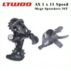 ltwoo ax 1x11速度グループセットトリガーシフターレバーリアデレイラー互換50t for mtbマウンテンバイクカセット11-42/46/50t