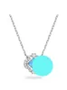 Pendant Necklaces Swarovska Sparklinl Dancc Necklace Clover Womens Collar Chain Jewelry Pendant Light Luxury Festive Gift 240410