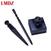 LMDZ Cuir Edge Brunnisher Black Wood Edge Slicker Cuir Craw Tool Tool en cuir Polied Grinding Tools 3 Type pour choisir