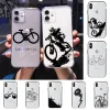 Bicycle Bike Sport Téléphone pour iPhone 11 12 13 Mini Pro Xs Max 8 7 6 6S plus x 5S SE 2020 XR Clear Case