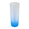 Mugs 144pcs Sublimation Mug 3oz (90ml) Colored Glass Mugs Frosted Shot Glass With Gradient Colorful Bottom Tumblers Cup Wholesale 240410