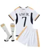 Soccer Jerseys Men's Tracksuit 23-24 Huang M Home Club 7 Football Jersey Set Children's 14-30