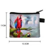 Lovely Parrot Bird Wallet Casual Women Small Handbags Boys Girls Coin Purse Credit Card Holder Mini Money Bags Gift