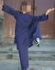 22Colors 3st/Set Unisex Linen Taoist Robe Wudang Tai Chi Kung Fu Suits Shaolin Martial Arts Uniforms Kläder Hög kvalitet