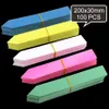 100pcs 200x30 mm Flowls Rośliny znaczniki szpilki szkółka Etykiety PVC Sadzonki ogrodowe Znak Plastikowe 5 kolorów Ozdoby typu palika