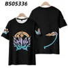 Herrtröjor Honkai Impact 3 Pardofelis SP Style 3D Printning T-shirt Summer Fashion Round Neck Short Sleeve Game Streetwear