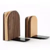 Sharkbang 2pcs / paire noix en bois massif biron de réserve de livres de bureau de bureau organisateur de stockage