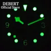 30.5 mm Green Luminous Sterile Dial Black Coffee White Dial For ETA 2824 2836 Miyota 8205 8215 821a Series Watches Movement Case