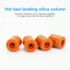 4PCS silikonowe kolumny wyrównania gorącego łóżka dla ender-3 3s 3 Pro 3 V2 3D Absorbing Absorbing High Temperature odporne