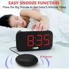 Loud Alarm Clock for Heavy Sleepers Vibrating Alarm Clock with Bed Shaker for Deaf and Hard of Hearing Night Light Snooze