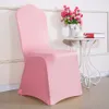 Bruiloft Banquet Chair Cover Spandex Stretch Elastische stoel Covers Hotel Office Keuken Diningsstoel Covers Kerstfeest Gunst