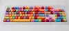 Accessories kk gaming Candy keycap pbt Doubleshot keycap oem Profile Backlight Keycaps For Mechanical Keyboard 104 Keys DIY Accessories