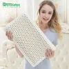 Purenlatex 50x30 Thailand Pure Natural Latex Pillow Spine Neck Protective Student Kid tonåring Cervical Orthopedic Bed Pillow