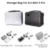 Adapters lagringsfodral för Mini 3 Pro Portable Suitcase Hard Shell Waterproof Case Carrying Box för DJI Mini 3 RC -tillbehör