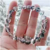 Per perlé MG1834 Natural 8 mm Green Chlorite Phantom Quartz Bracelet Chakra Guérison Gemone GEME NÉGAGE ENERGIE BIJELRIE DROB DE DHW3X