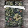 William Morris Golden Lily Consolador com 2 fronhas, cama de microfibra macia King/Queen Size, capa de edredon floral jacobean