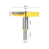 Yusun 48mm-100mm Forstner Drillビットヒンジボーリングビット2ブレード2カッタールータービットWoodworking Milling Cutter for Wood Face Mill