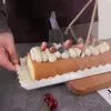 10pcs Boîte à gâteau transparente à la main