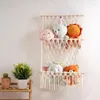 Tapisses Boho Tapestry Wall Decor Nordic tissé Coton Cotton Double couche Doll Toys Stand Stand's Children's Room