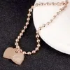 Designer Tiffanybracelet Heart Bracelet Luxury Bijoux Femme Bracelet Titane Steel T Home Peach Heart Bracelet Pollée du cœur