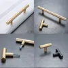 Black Gold Knobs and Door Handles Kitchen Cabinet Furniture Handles Modern Aluminium Alloy Cupboard Handle Drawer Pulls Hardware