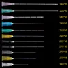 10uppsättningar/parti 18g 21g 22g 23g 25g 27g 30g Plain Ends Notched Endo Blunt spets engångs kanylspruta