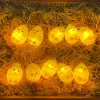 10leds Pâques Décorations pour la maison Egg Rabbit LED String Light Pâques Pâques Fairy String Lights Mariage Party Ornement Garland