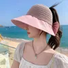 Geniş Memlu Şapkalar Güneş Koruyucu Güneş Şapk Boş zaman Katlanabilir Örme Örgü Fisherman Nefes Alabilir Koruma Yaz Açık