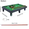 Mini piscina portatile Billiard tavolo da biliardo mini snooker americano biliardo di biliardo per bambini triangolo da piscina da tavolo da piscina per interni