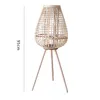 Rattan vloerlamp candelabra patio decoratieve kaarsenhouders lantaarn Japanse stijl titulaire de la vela huisdecoratie