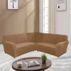 Capas de sofá de veludo espetadas de 5 lugares
