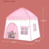 おもちゃのテント1.35mポータブルチルドレンテントおもちゃの子供折りたたむテントベビープレイハウス大いなる女の子ピンクプリンセスキャッスルチルドレンルーム装飾ギフトl410
