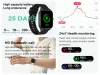 Montres GT40 Smart Watch 1,83 "Full Fitness Smartwatch Smart Smart Rate Blood Oxygen Sleep Monit