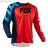 Radsporthemden Tops Enduro Radsportärmelykling-Trikot-Hemd-Hemd Camiseta Motocross T-Shirt MX Mountain Bike Clothing Teleyi Jersey Y240410