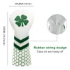 Golf Club Headcover Driver Golf Cover Cover Fairway Wood Cover Hybrid Cover with Clover Design