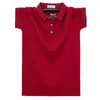 Polos da uomo Summer Polo Shirts Men Plus Times 6xl Cotton Shirt Mash Color Tops Big Big Big