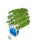 NFT Garden Kit Équipement agricole Ebbflow PVC Pipe Hydroponie verticale Système Grow Family Greenhouse Planter