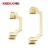 Furniture Hardware Modern Simple Bridge Type Flat Gold Handle Nordic Style Drawer Cabinet Zinc Alloy Handle Cabinet Handle