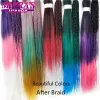 Mirra's Mirror Traiding Hair Synthetic Hair For Braid Easy avant étiré Jumbo Hair Extensions Professional Braid 6/8 Packs