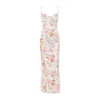 Vestidos sexy urbanos Suninheart Summer Spaghetti Strap Floral Print Destinistes Elegante MAXI Camencon Vestido de vacaciones de invitado de boda Nuevo en vestido 2023 24410