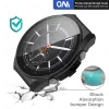 PC Hard Ochronne obudowa z ochroną ekranu dla Xiaomi Mi Watch S1 Drumica Pełna osłona + 9H Temperowaną Smartwatch Shell