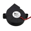 Kylning 2st GDSTIME DC 12V Blower Fan 50mmx15mm 50mm Dual Ball Bearing 3D Printer Cooling Fan 5cm 5015 Turbo Blower Radial Fan