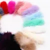 5/40 stcs nertsen bont pompom bowknot 2-3*6-7 cm natuurlijke pom pom diy zachte pompones diy handgemaakte vlinderdas naaimachines haaraccessoires naa