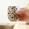 Chine Kung Fu Ceramic Teacups Tentures de thé en porcelaine bleu et blanc Jingdezhen Retro Retro High White Porcelain Tea Tup Livraison gratuite