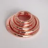 5PCS Spring D O Rose Rose Gold Bag Hook, okrągły klips z zapięciem karabinowy Wyzwalacz Kluczowy klamra, o Pierścienie do toreb, akcesoria do majsterkowania