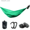 Hammocks Ultralight 380T (20D) Outdoor Camping Nylon Pendant Sleep Swinging Tree Bed Garden Backyard Foldable Pendant ChairQ